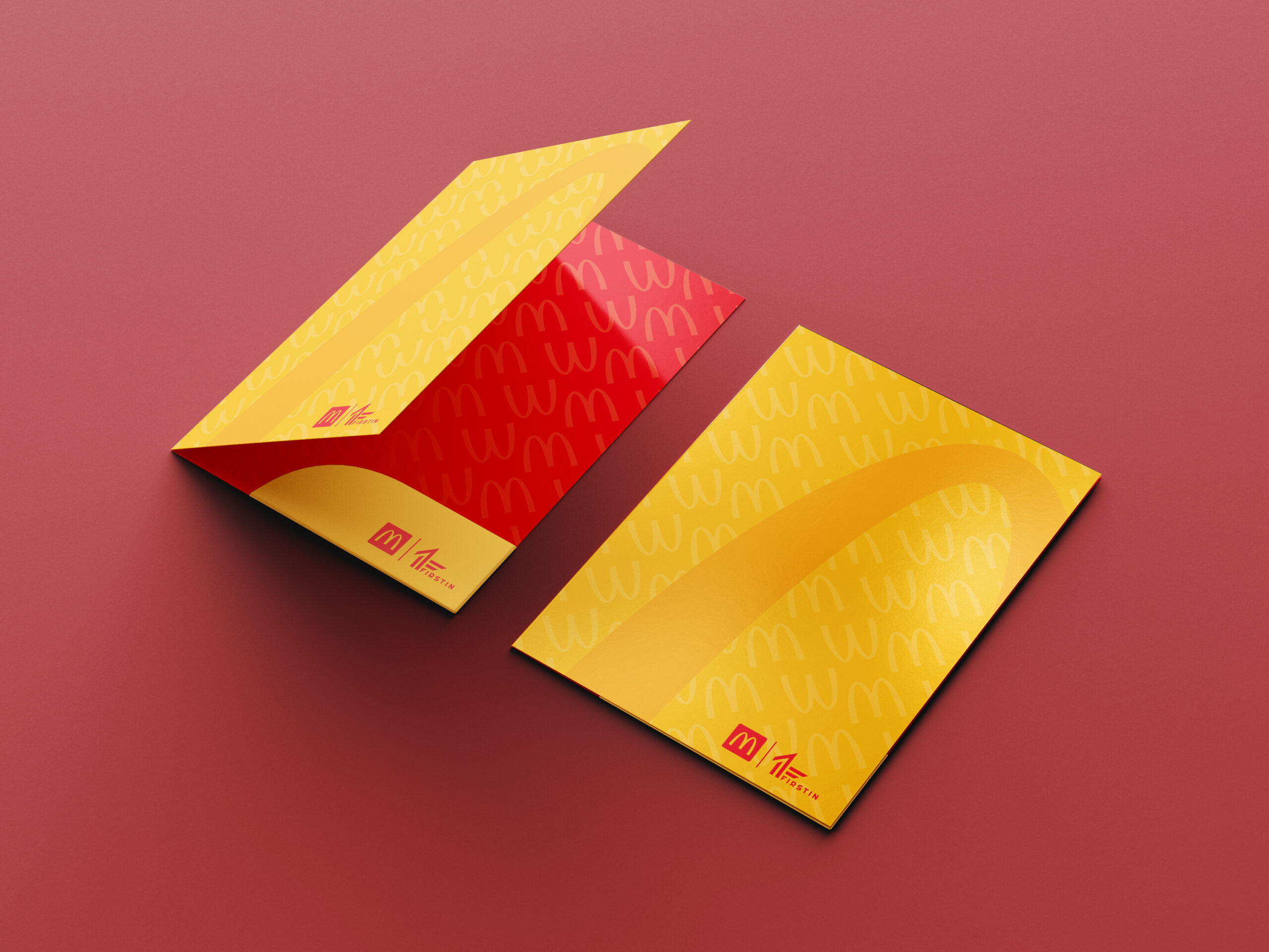 FIRSTIN × McDonald’s – nyomdai anyagok
