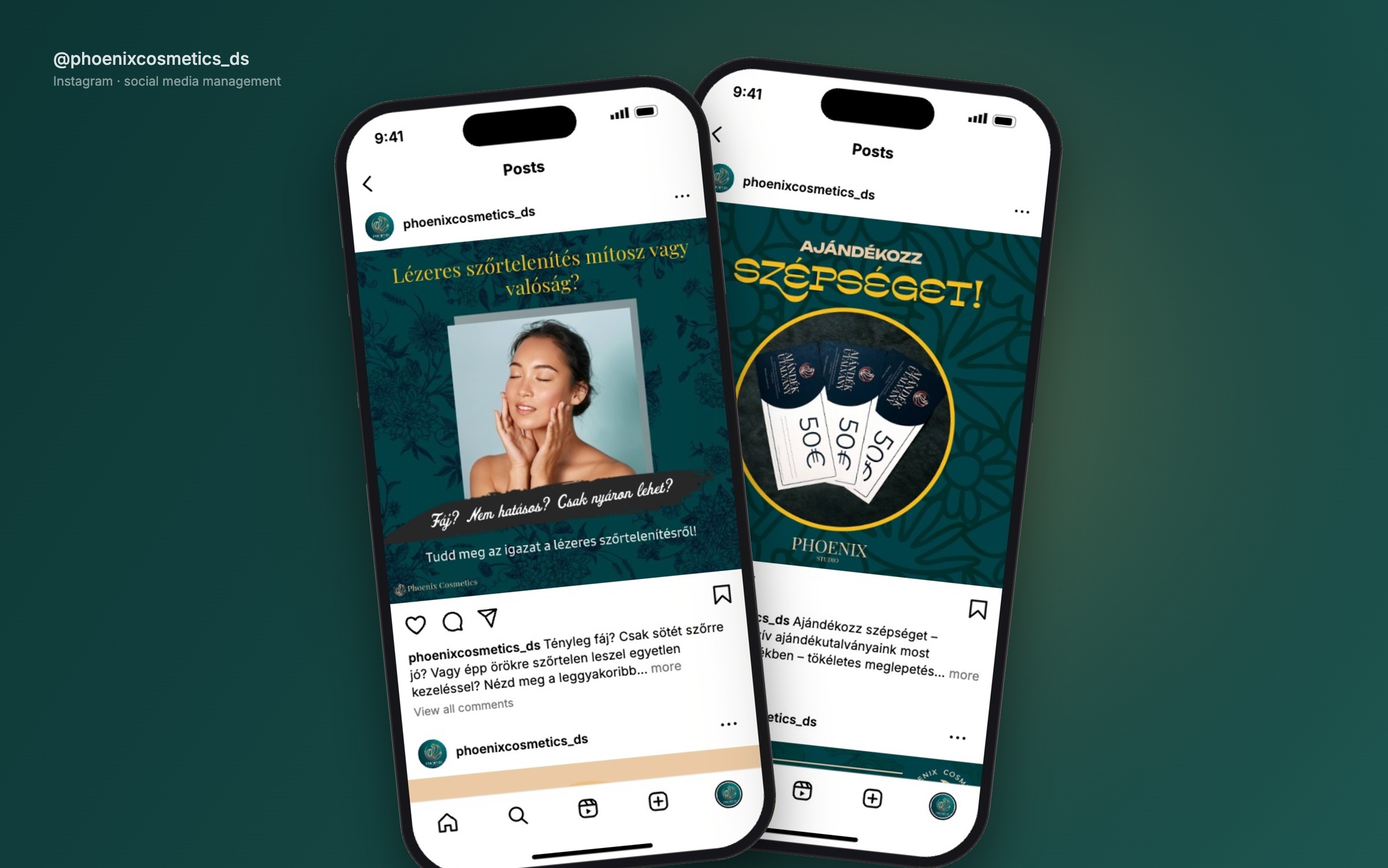 Phoenix Cosmetics – Beauty Salon on Instagram